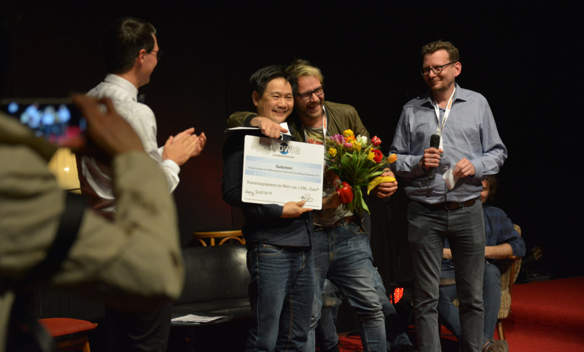 Award ceremony at the Kurzsuechtig Film Festival